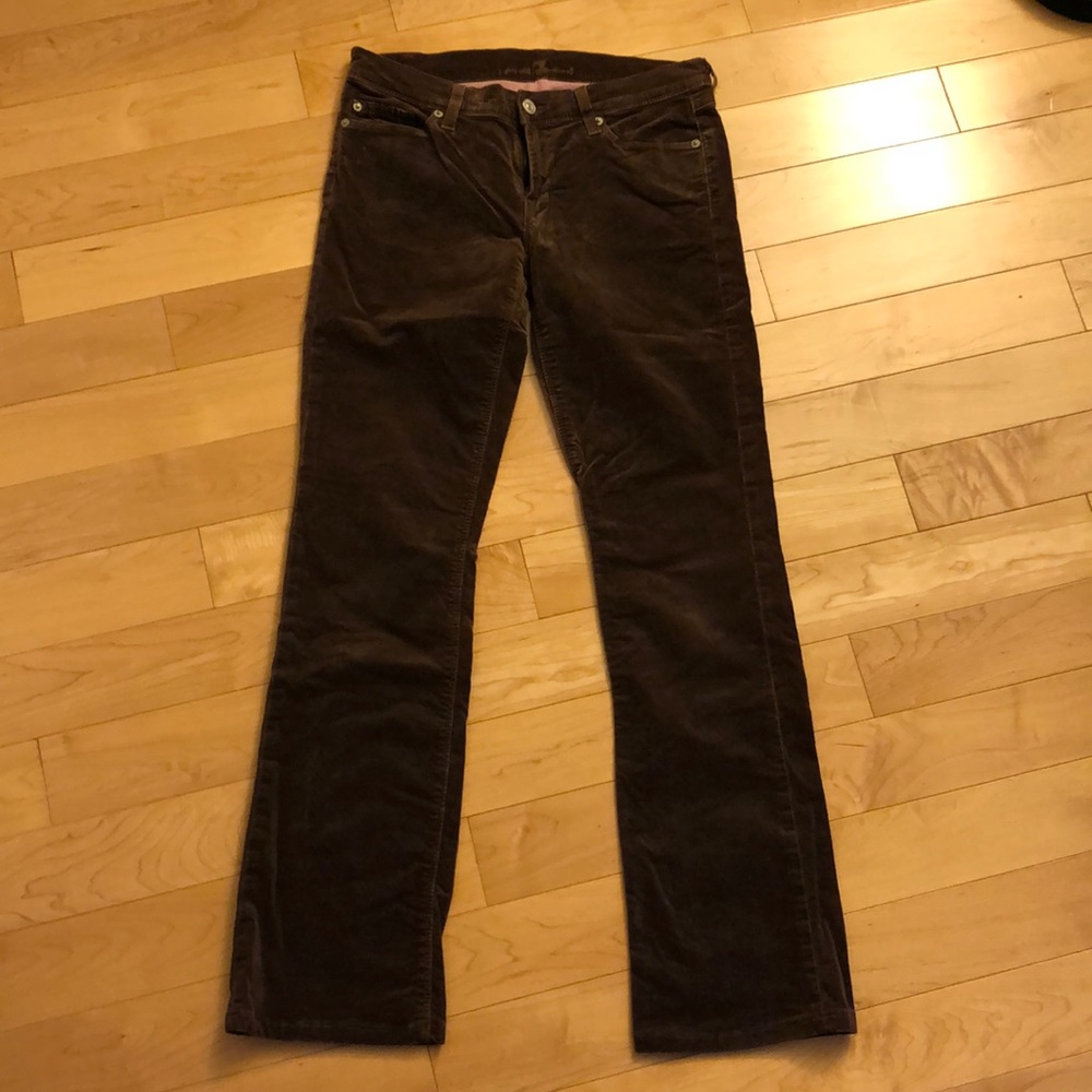 7 For All Mankind Velvet jeans